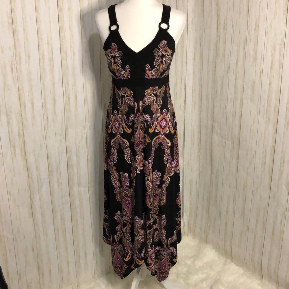 I-N-C internacional concepts black sleeveless PS